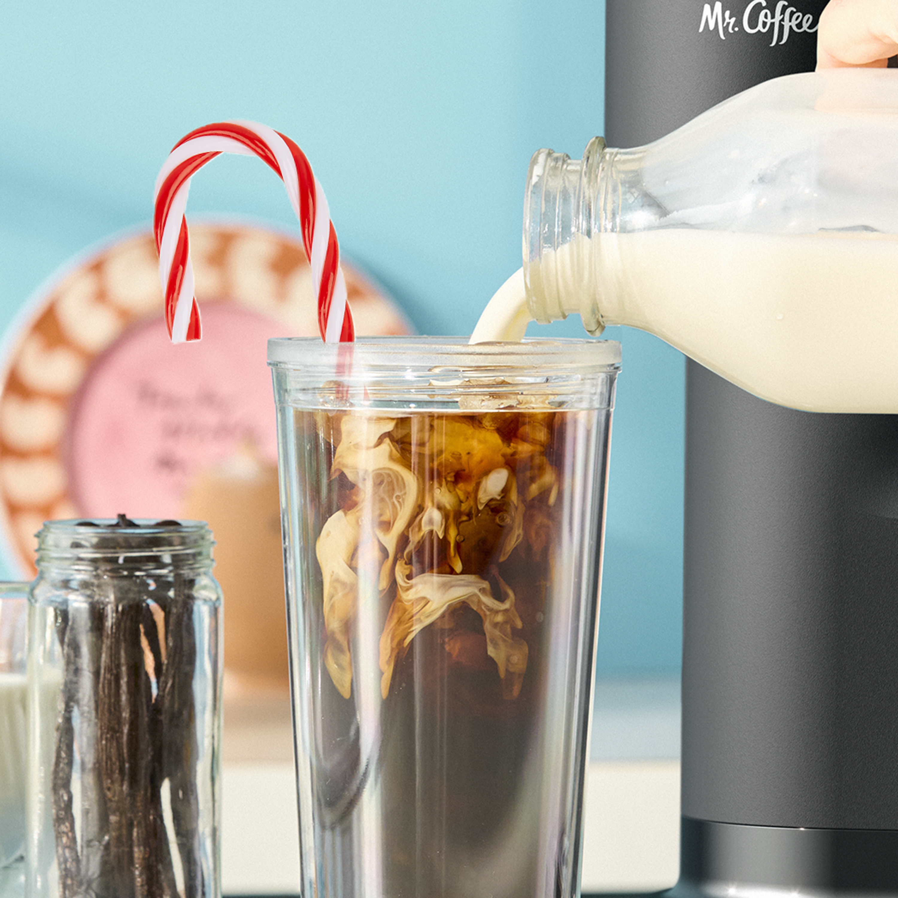 Candy Cane Iced Coffee